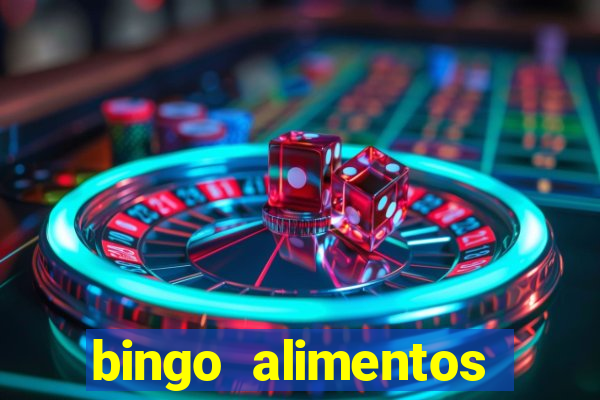 bingo alimentos para imprimir
